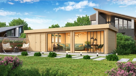 Garden house Alu Concept 44 L