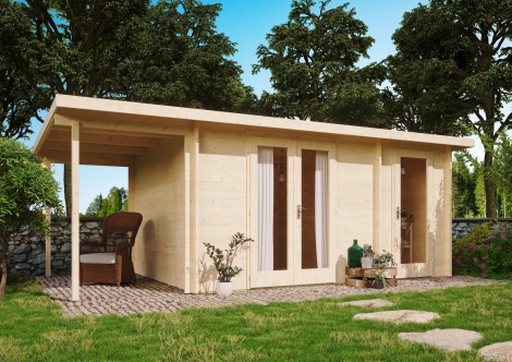 Summer Garden House Carin 44 C with a Terrace | 6.4 x 3.5m (20'11" x 11'5")