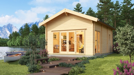 Vacation House Sigrid 70 | 6.6 x 4.6m (21' 7" x 15'1") 70 mm