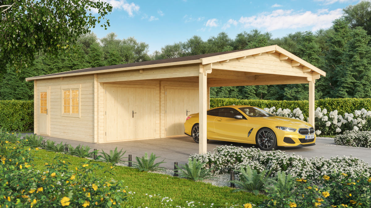 Wooden Garages And Timber Carports For Sale In Uk